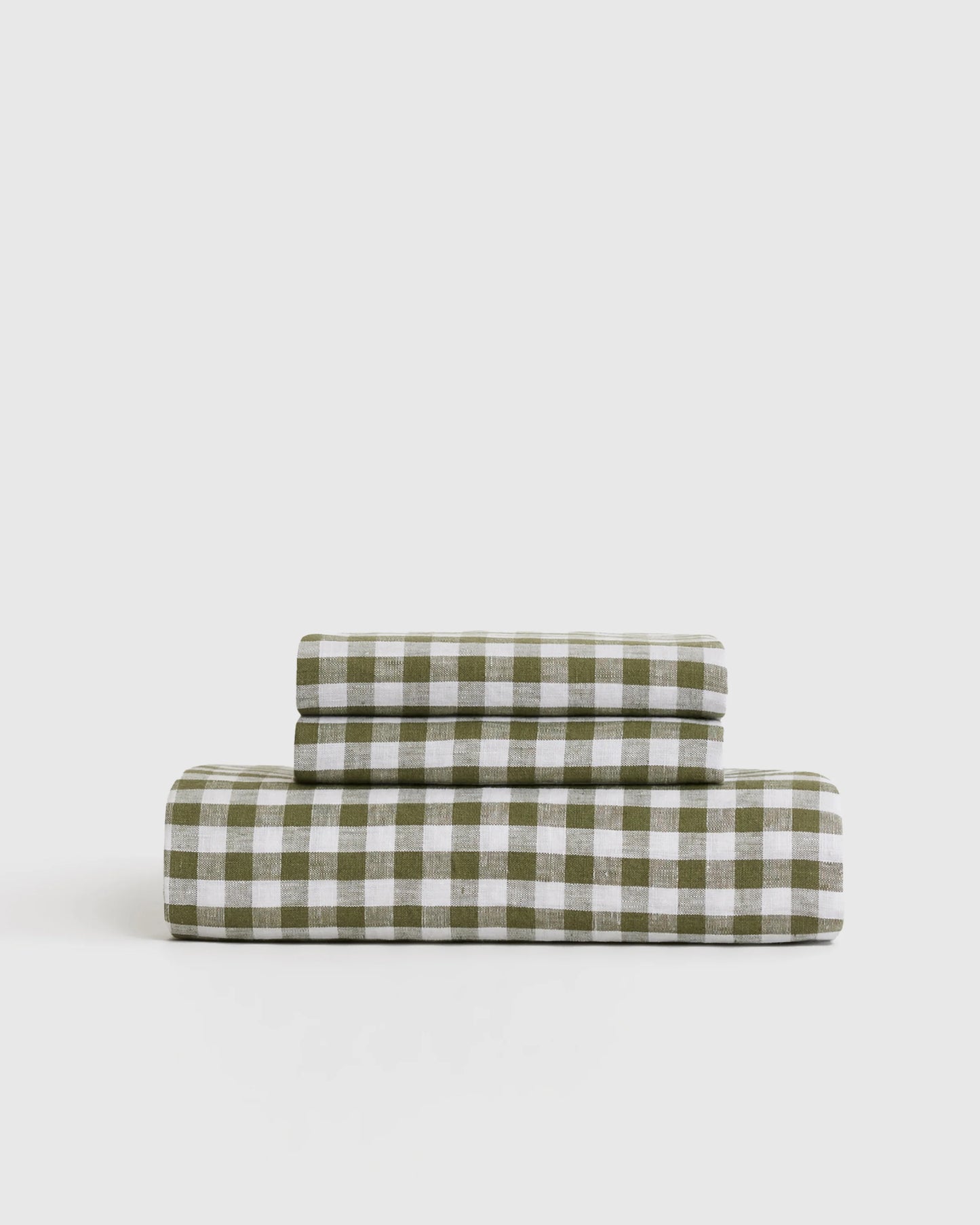 European Linen Fitted Sheet Set - Twin / Peach