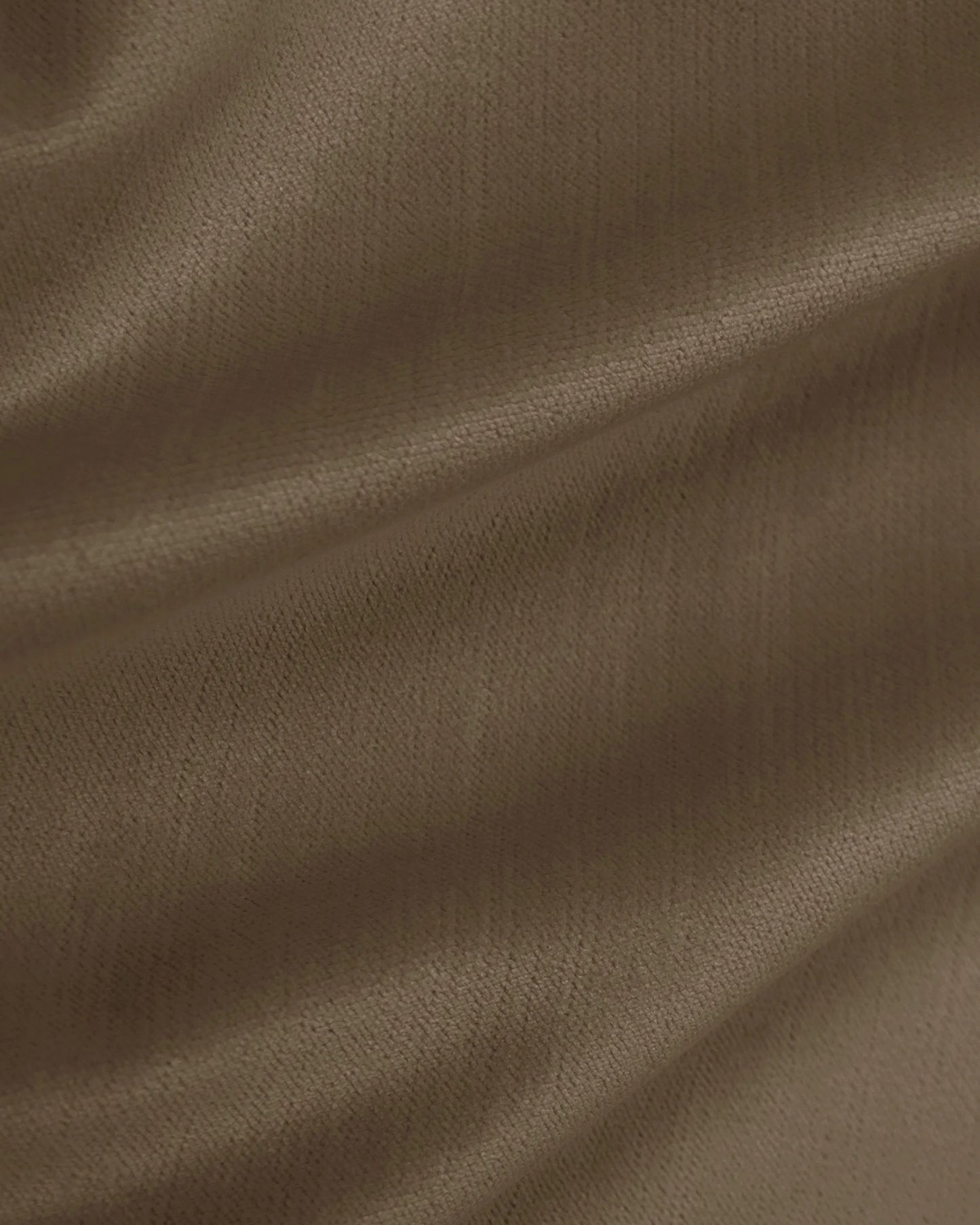 Square Bed in Performance Velvet - Full / Chocolate