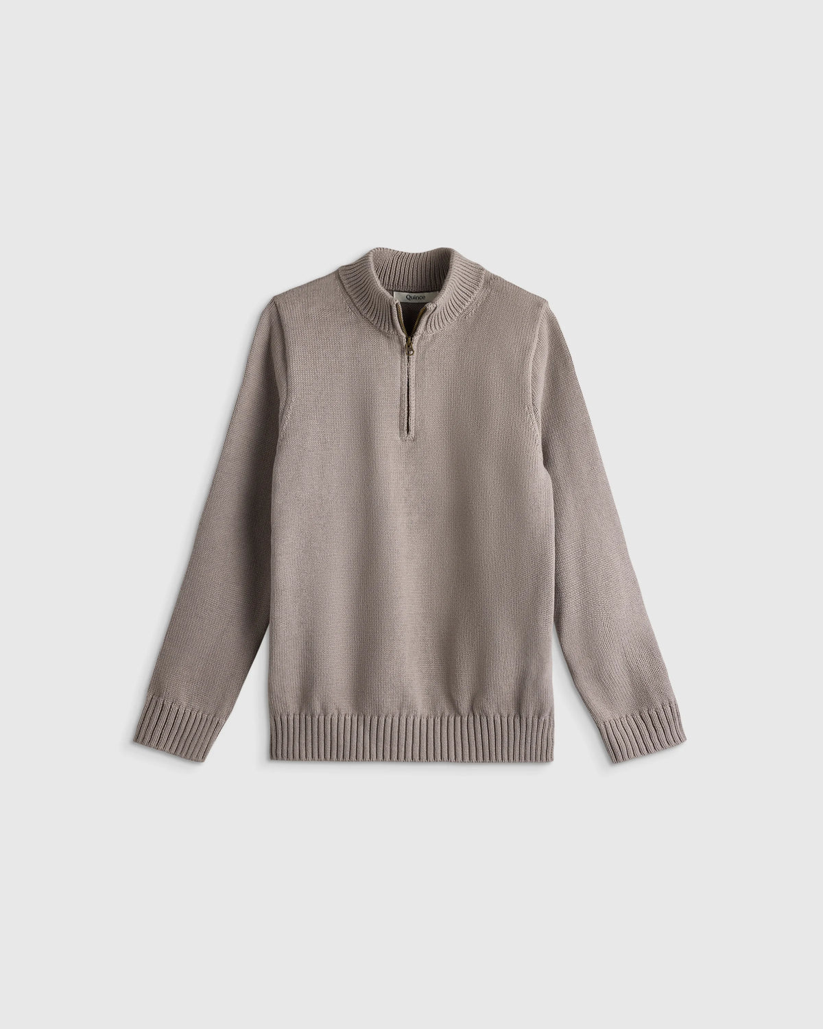 Boys 100% Organic Cotton Quarter-Zip Sweater - 2T / Navy
