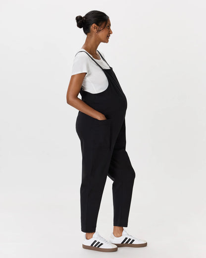 Organic Cotton Maternity Overalls - XS / Deep Navy