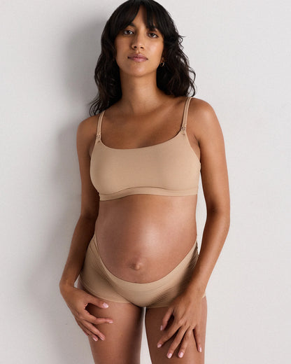 Second Skin Nursing Scoop Bralette (2-pack) - XS / Black