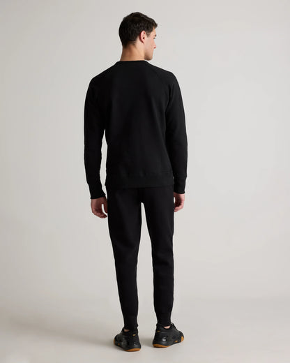 Organic Midweight French Terry Crewneck - S / Deep Navy