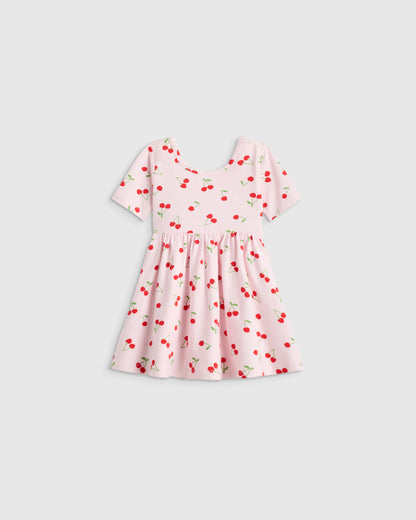 Organic Cotton Skater Dress - 3-6M / Animal Print