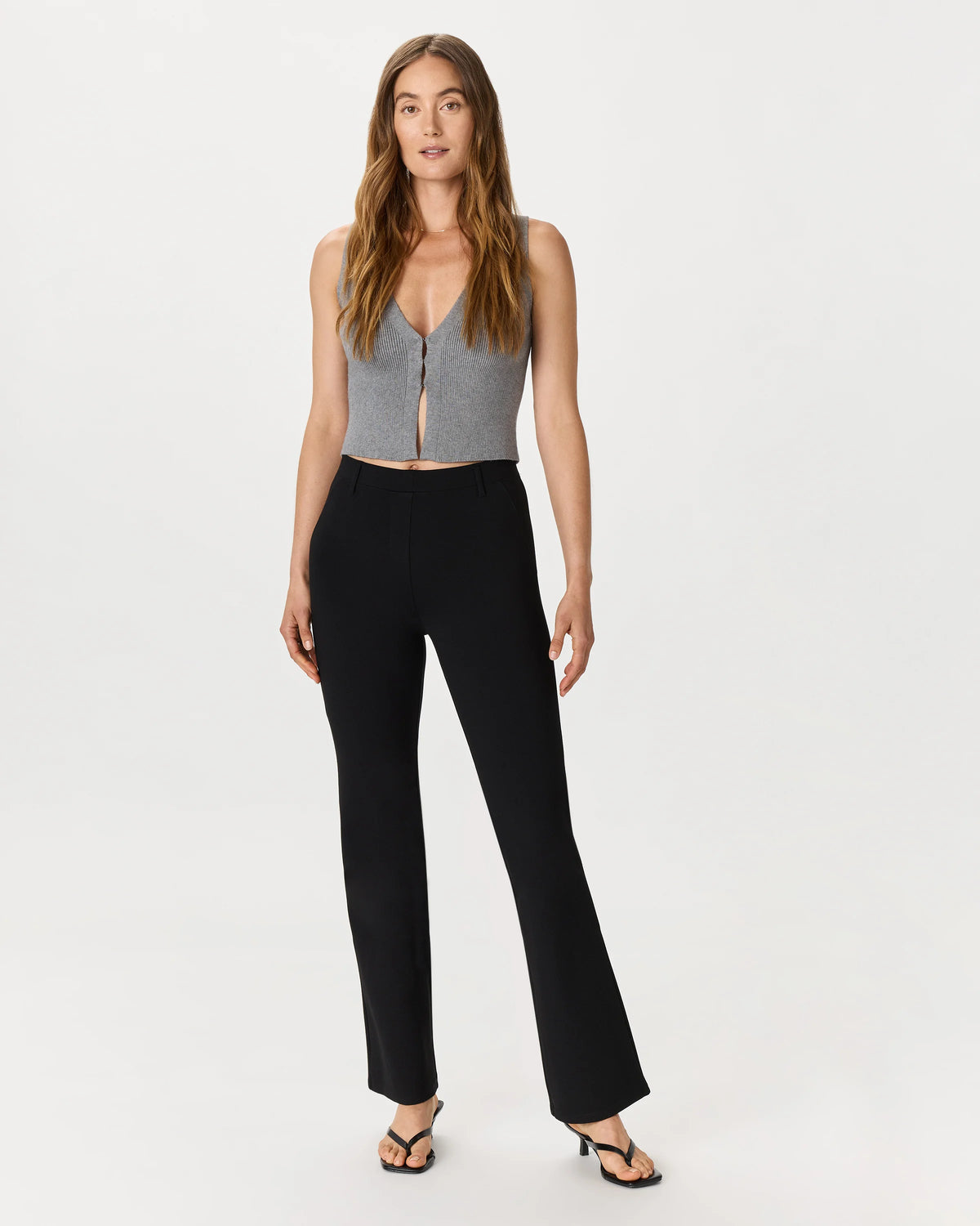 Ultra-Stretch Ponte Bootcut Pants - XS / Black