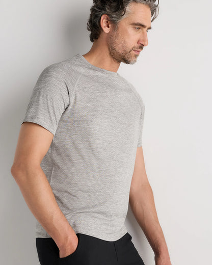 Mesh Performance Training Tee - S / Heather Grey