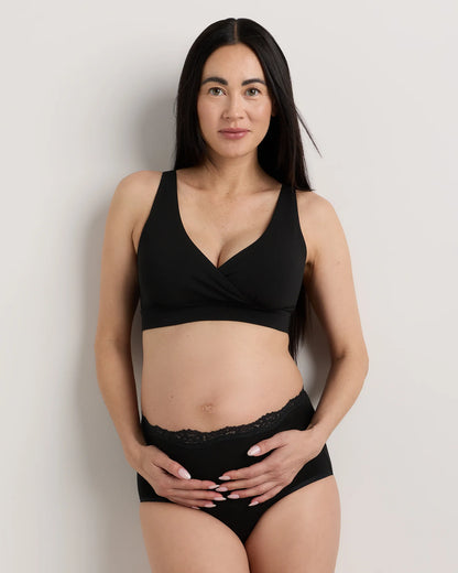 Organic Cotton Nursing & Sleep Bra (2-pack) - XS / Sand