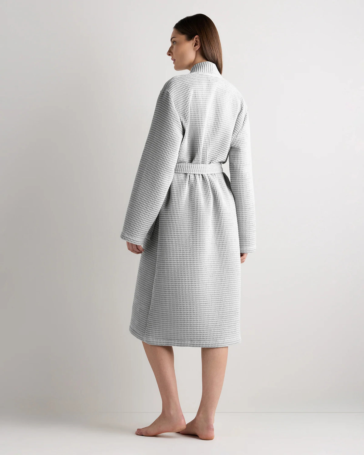 Organic Turkish Waffle Robe - XS / White
