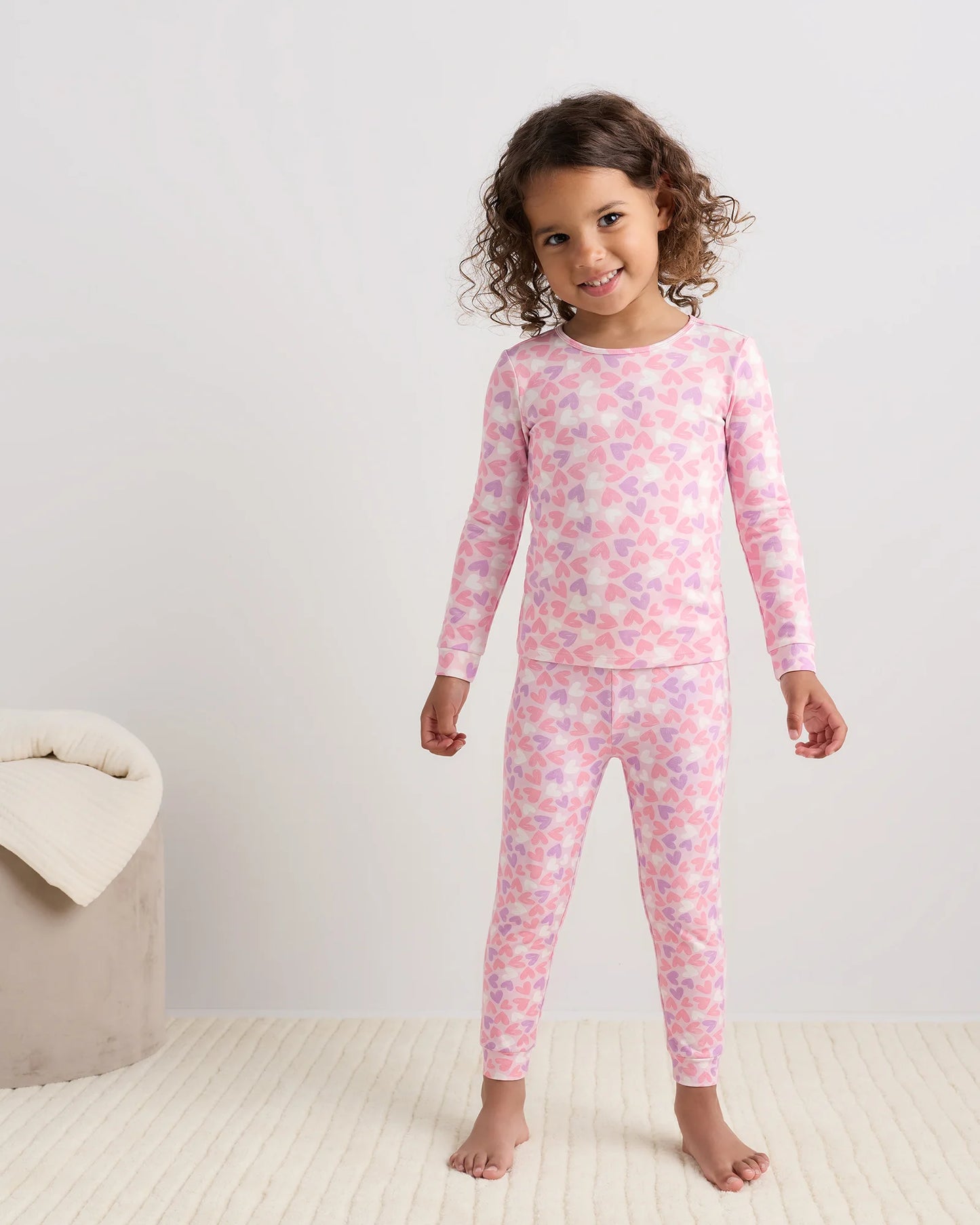 Bamboo Long Sleeve and Pant Pajama Set - 2T / Wildflower Dreams