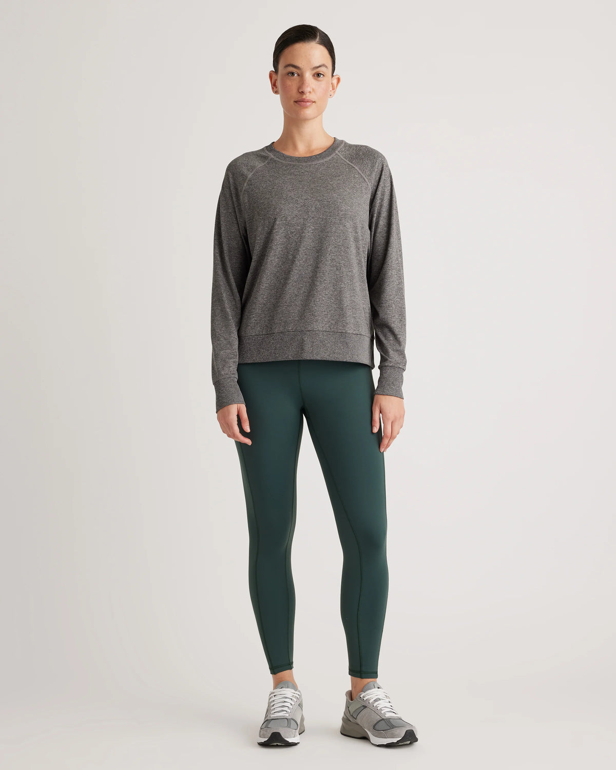 Flowknit Pullover Crew - XS / Heather Deep Navy