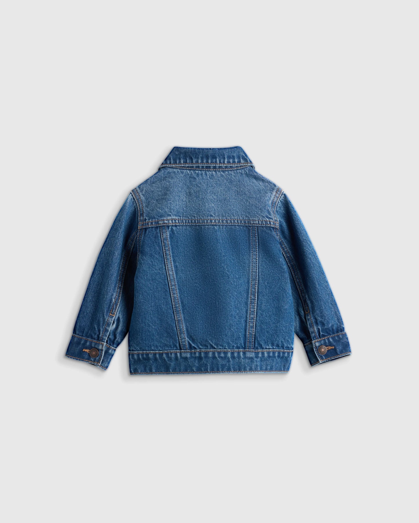 100% Organic Cotton Denim Jacket - 2T / Medium Wash