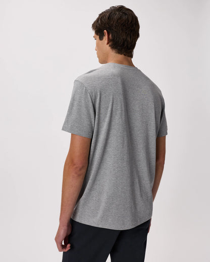 Cotton Modal V-Neck Tee - S / Deep Navy