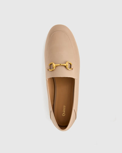 Italian Leather Horsebit Loafer - 5 / Coffee Bean