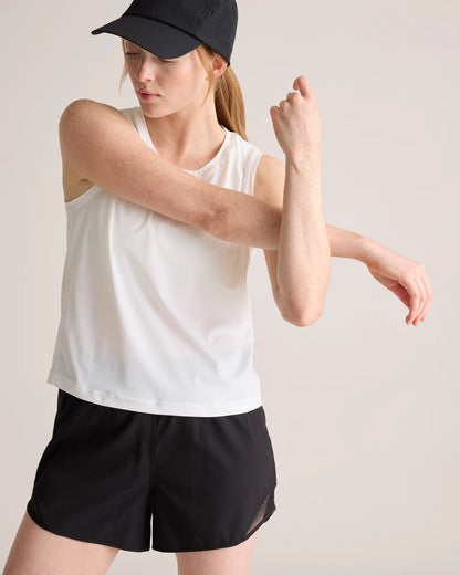 Essential Run Cropped Muscle Tank - XS / Deep Navy