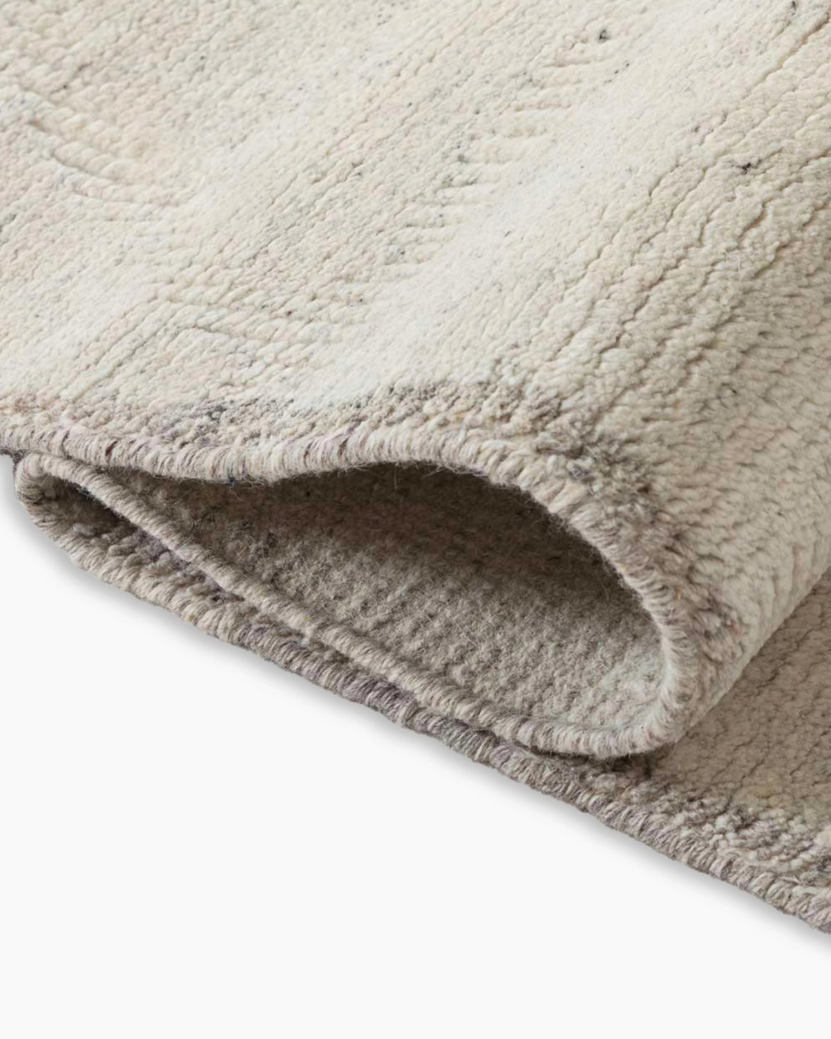 Wynona Hand-Knotted Wool Rug - 5' x 7'6" / Beige