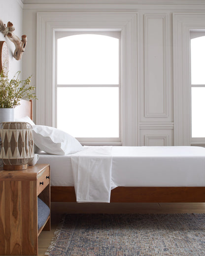 Organic Brushed Cotton Sheet Set - Twin / Toffee