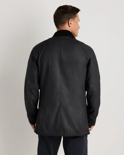 Organic Waxed Cotton Barn Jacket - S / Rustic Olive