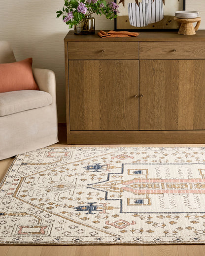 Zadie Wool Rug - 5' x 8' / Beige