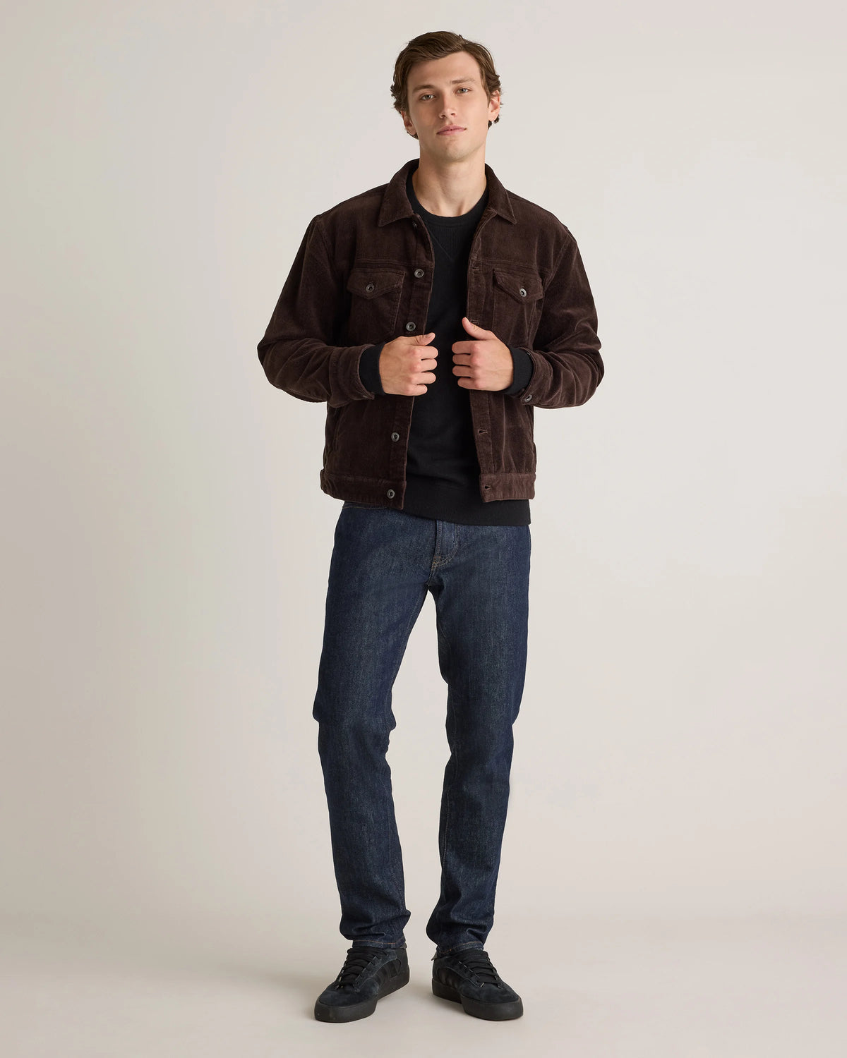 Mongolian Cashmere Sweatshirt - S / Black