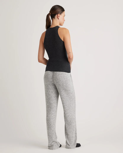 Brushed Lounge Straight Leg Pant - XS / Heather Grey