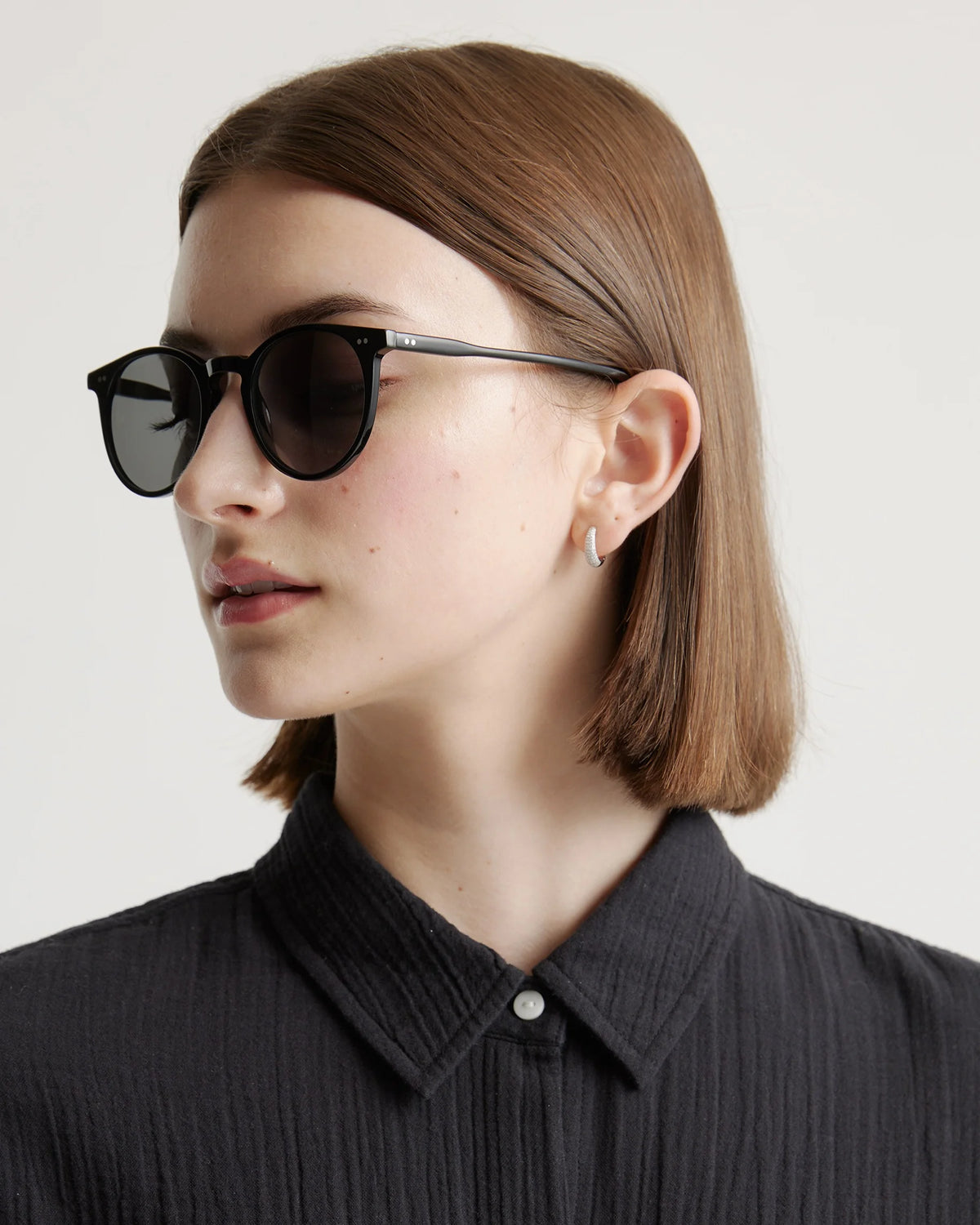 Noah Polarized Acetate Sunglasses - Standard / Tortoise with Brown lens
