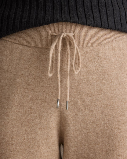 Mongolian Cashmere Sweatpants - XS / Brown
