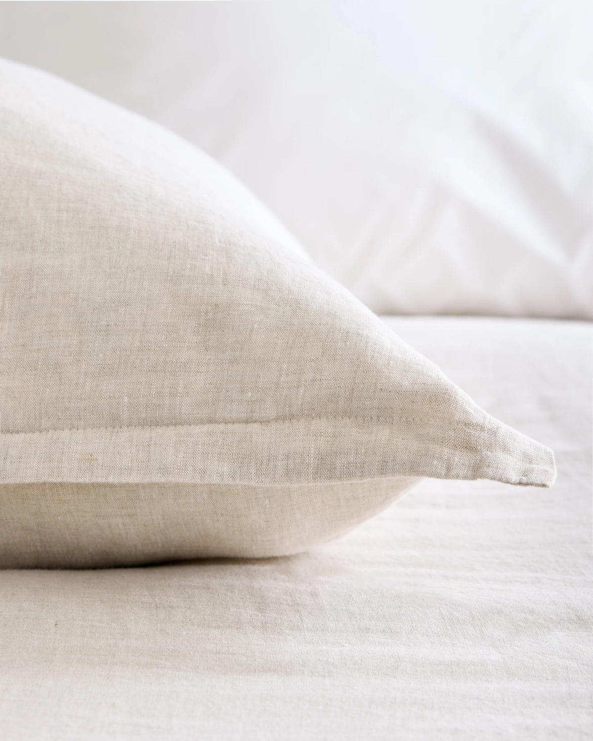 European Linen Euro Sham - Euro / Sand