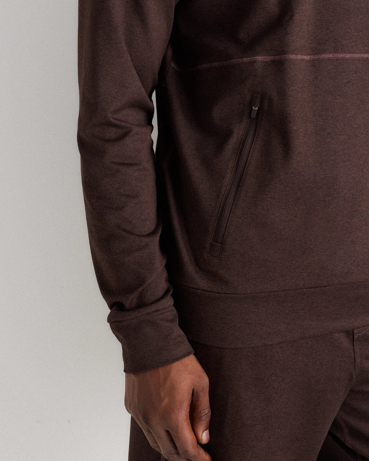 Flowknit Performance Hoodie - XS / Heather Coffee Bean Brown