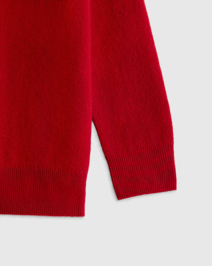 Washable Cashmere Crewneck Sweater - 6 / Heather Grey
