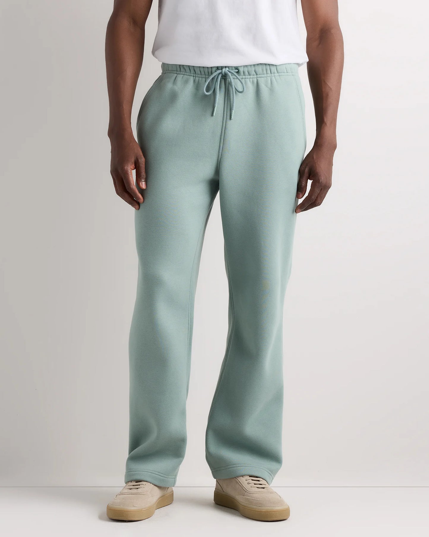 Everyday Fleece Straight Leg Sweatpants - XS / Coastal Sage