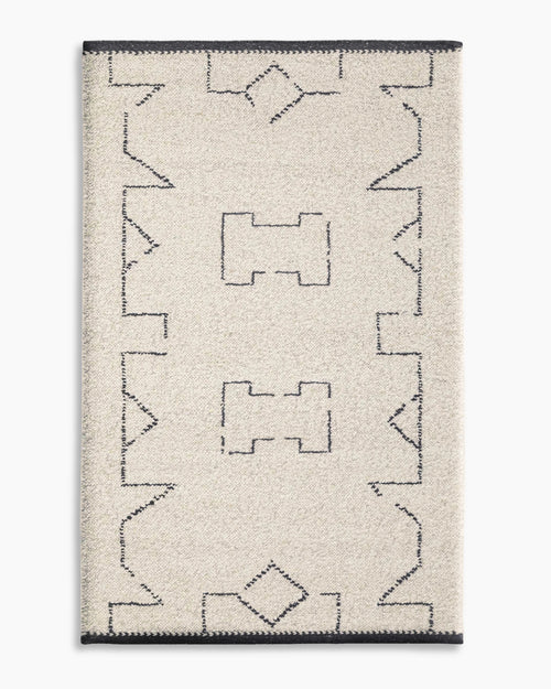 Saira Hand-Loomed Wool Rug - 5' x 8' / Charcoal
