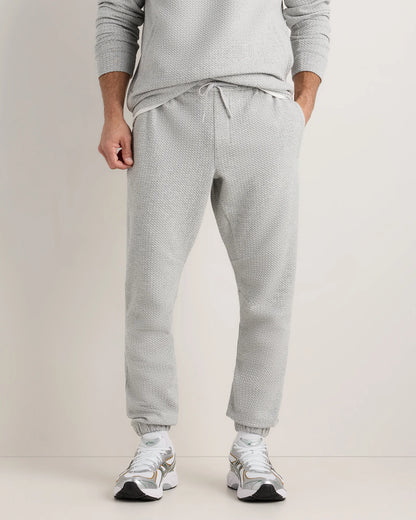 Waffle Knit Joggers - S / Heather Grey