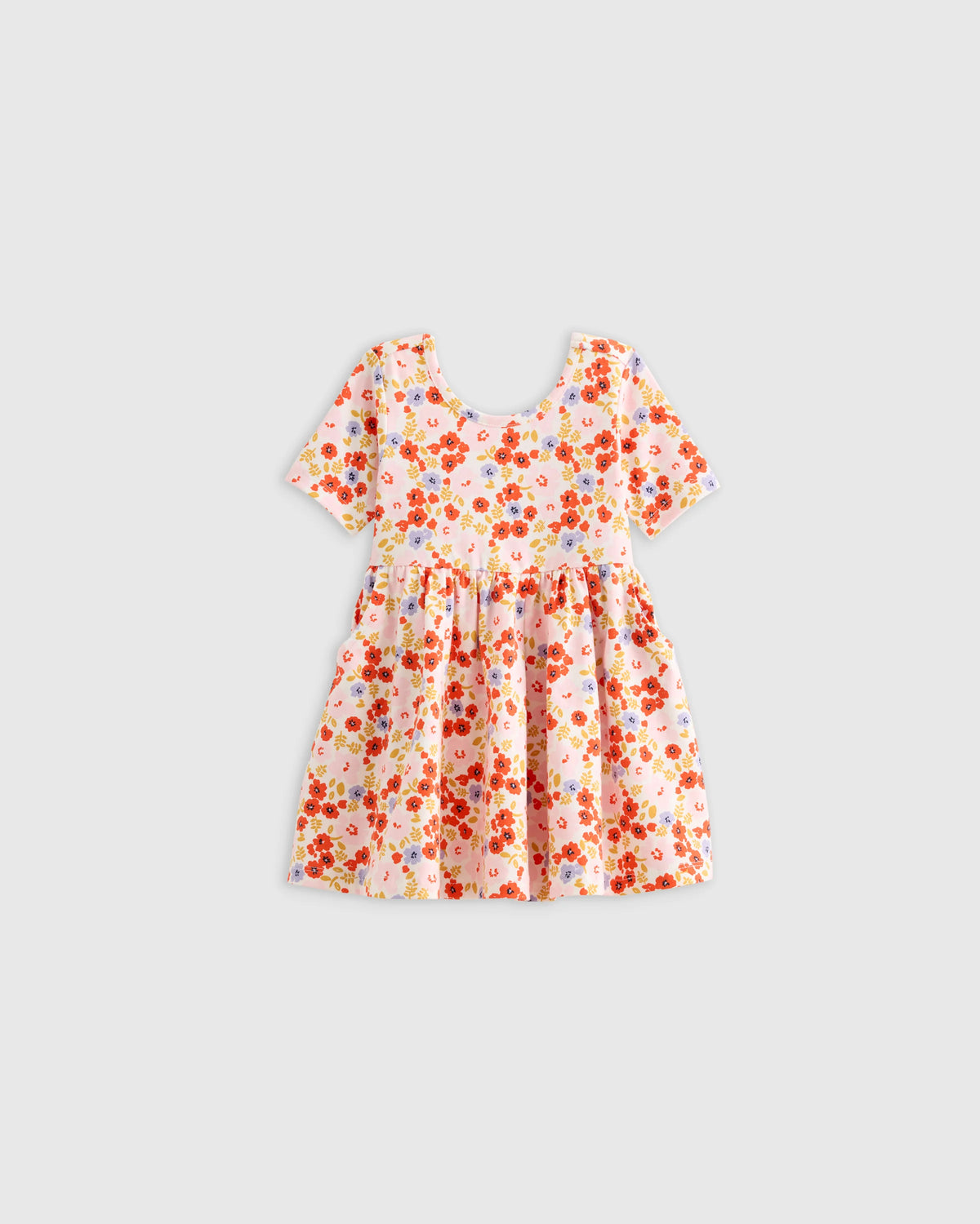 Organic Cotton Skater Dress - 3-6M / Animal Print