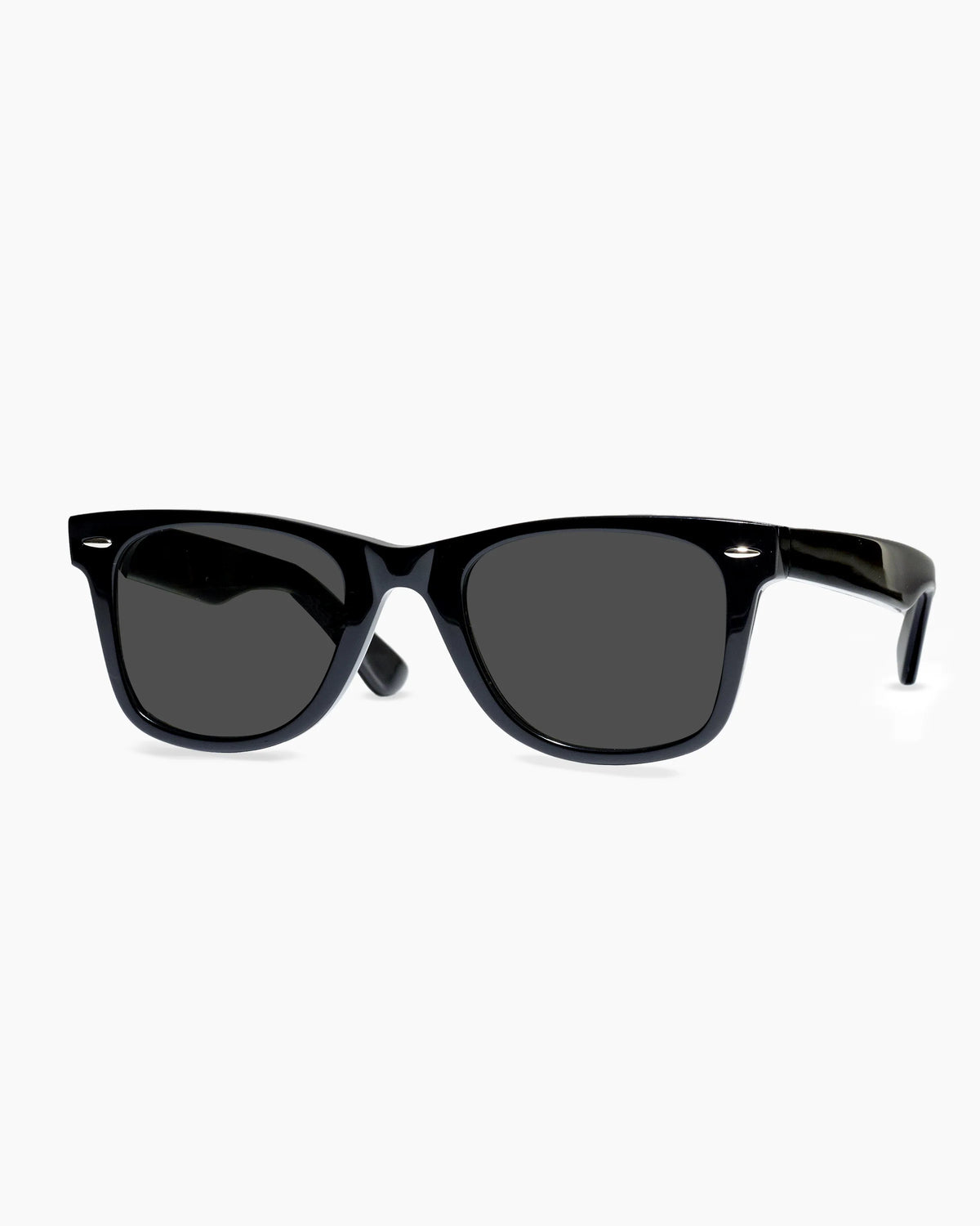 Walker Polarized Acetate Sunglasses - One Size / Clear Slate with Grey lens