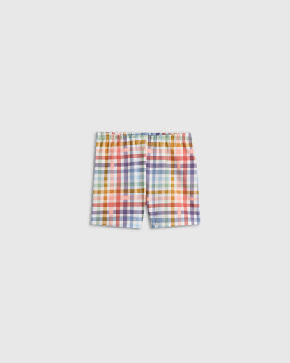 Organic Cotton Cartwheel Shorts - 2T / Bright Blush