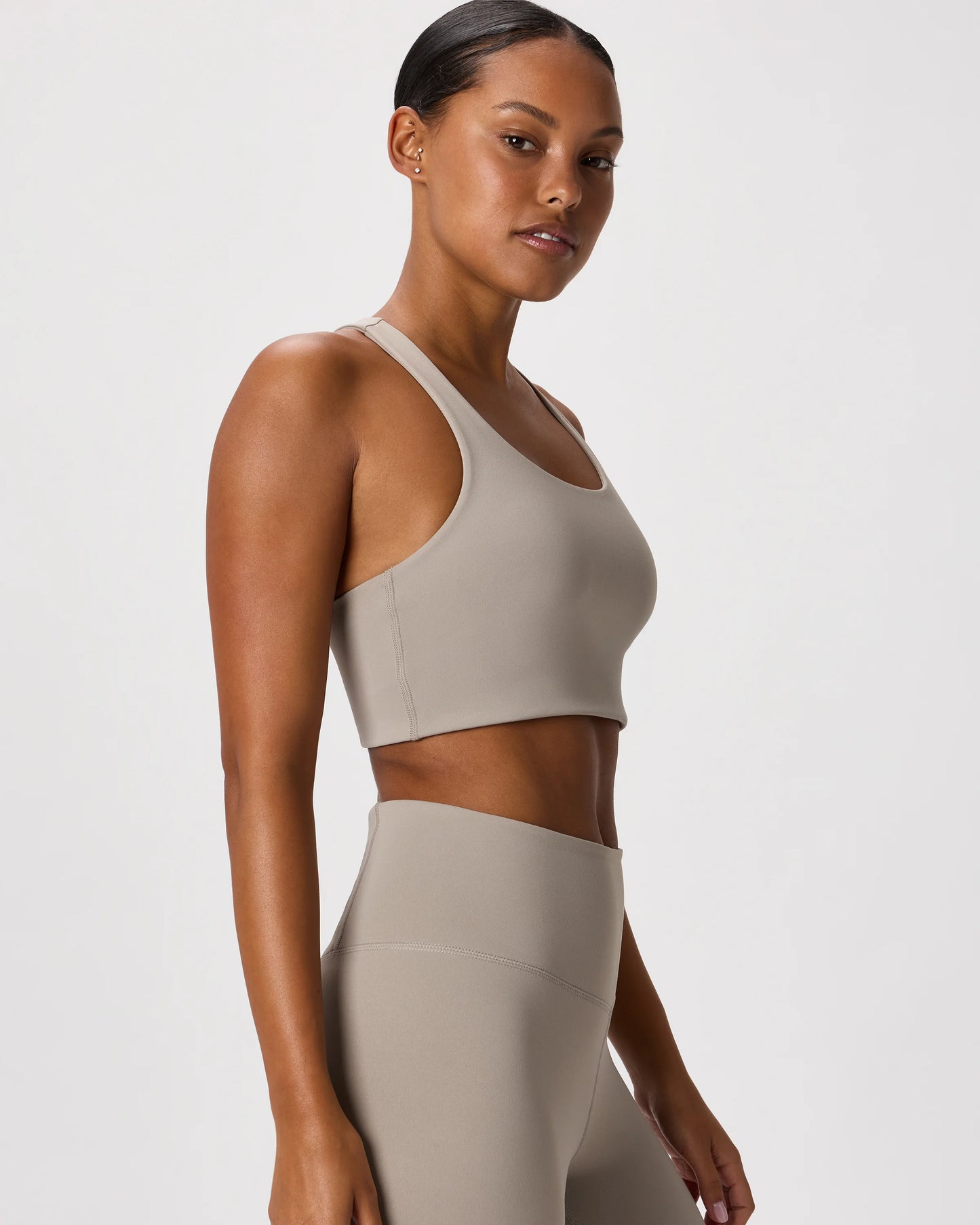 Ultra-Form Scoop Neck Longline Bra - XS / Black Camo