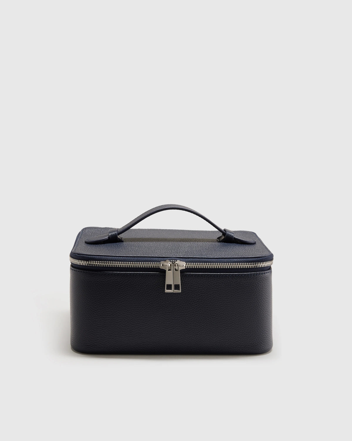Italian Leather Travel Cosmetic Case - One Size / Garnet Red