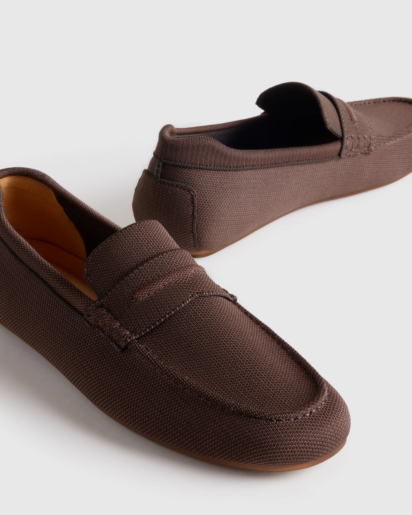 Recycled Knit Driving Loafer - 7 / Wheat