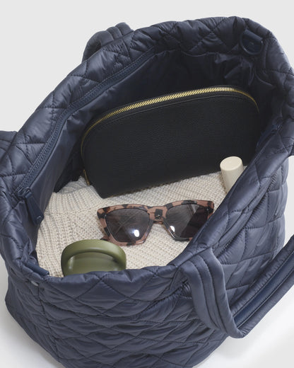 Transit Quilted Carry-All Tote - One Size / Porcelain Blue