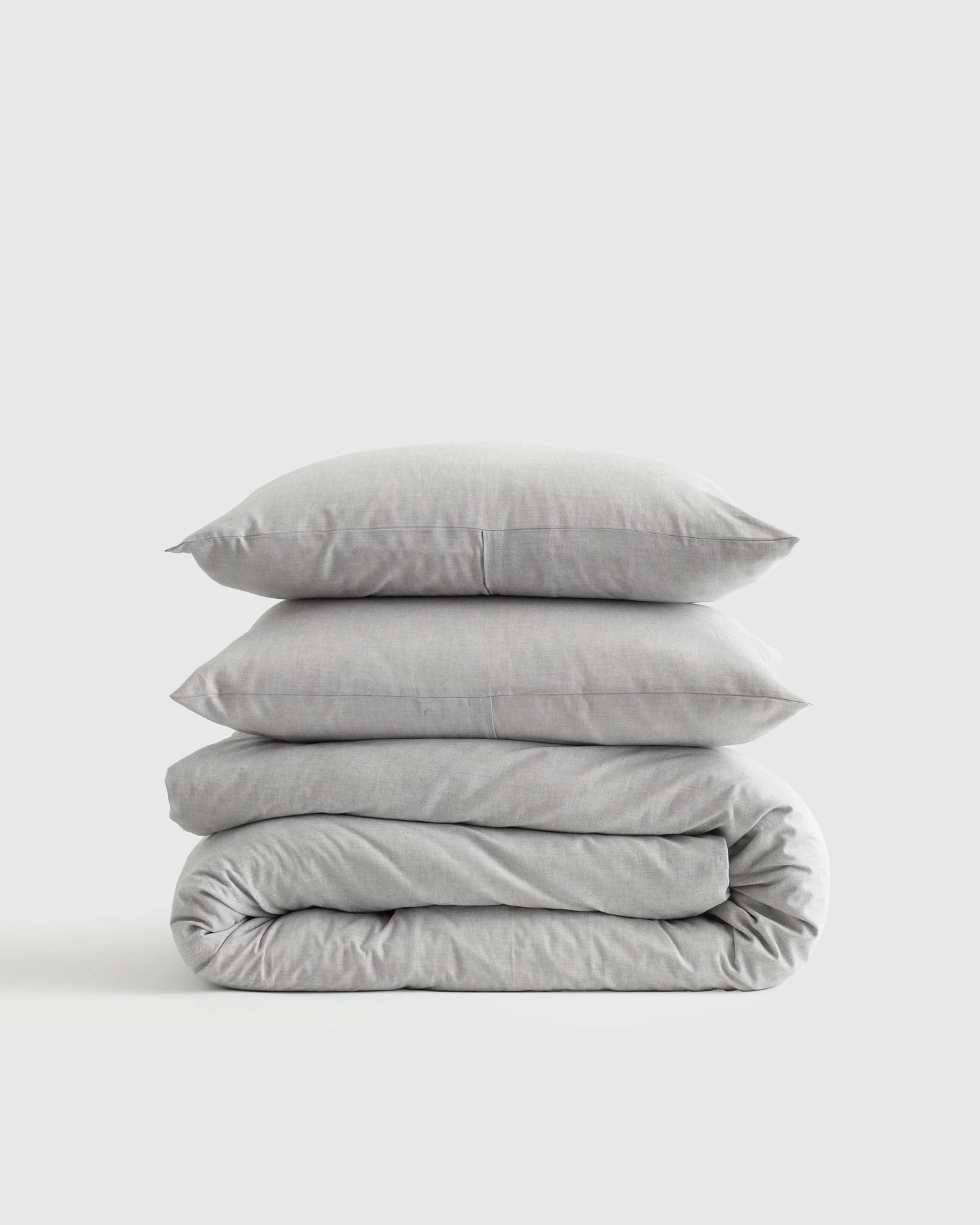 Mongolian Cashmere Cotton Duvet Cover Set - Twin / Natural