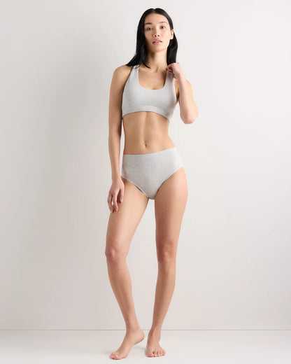 Organic Cotton Racerback Bralette (2-Pack) - XS / Black