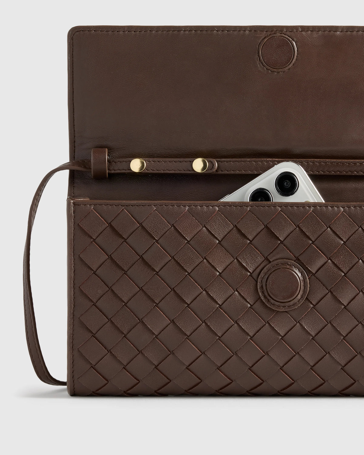 Eloise Handwoven Clutch - One Size / Black