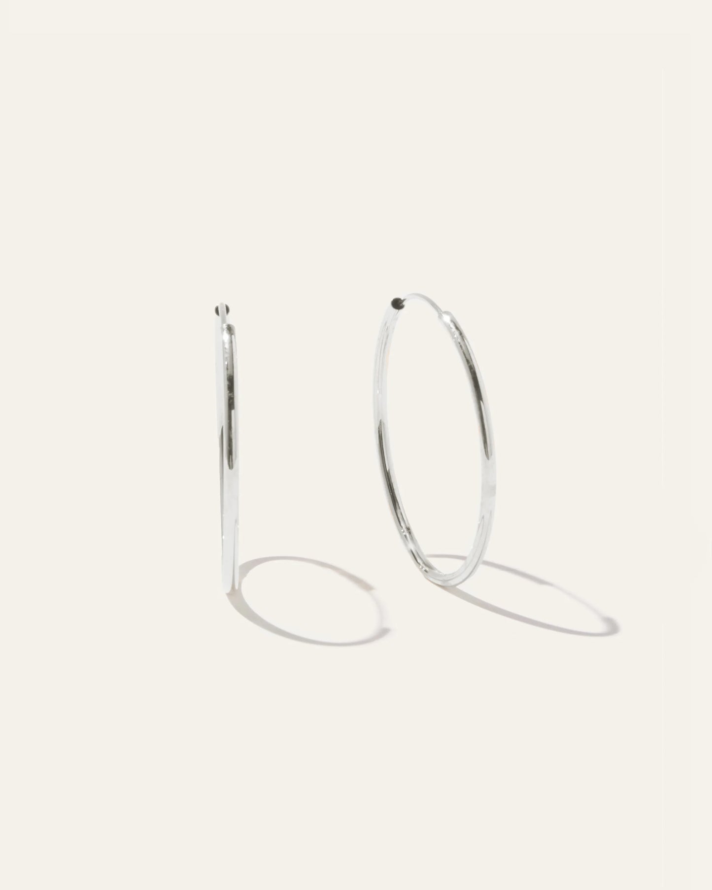 14K Gold Everyday Hoops - One Size / Yellow Gold