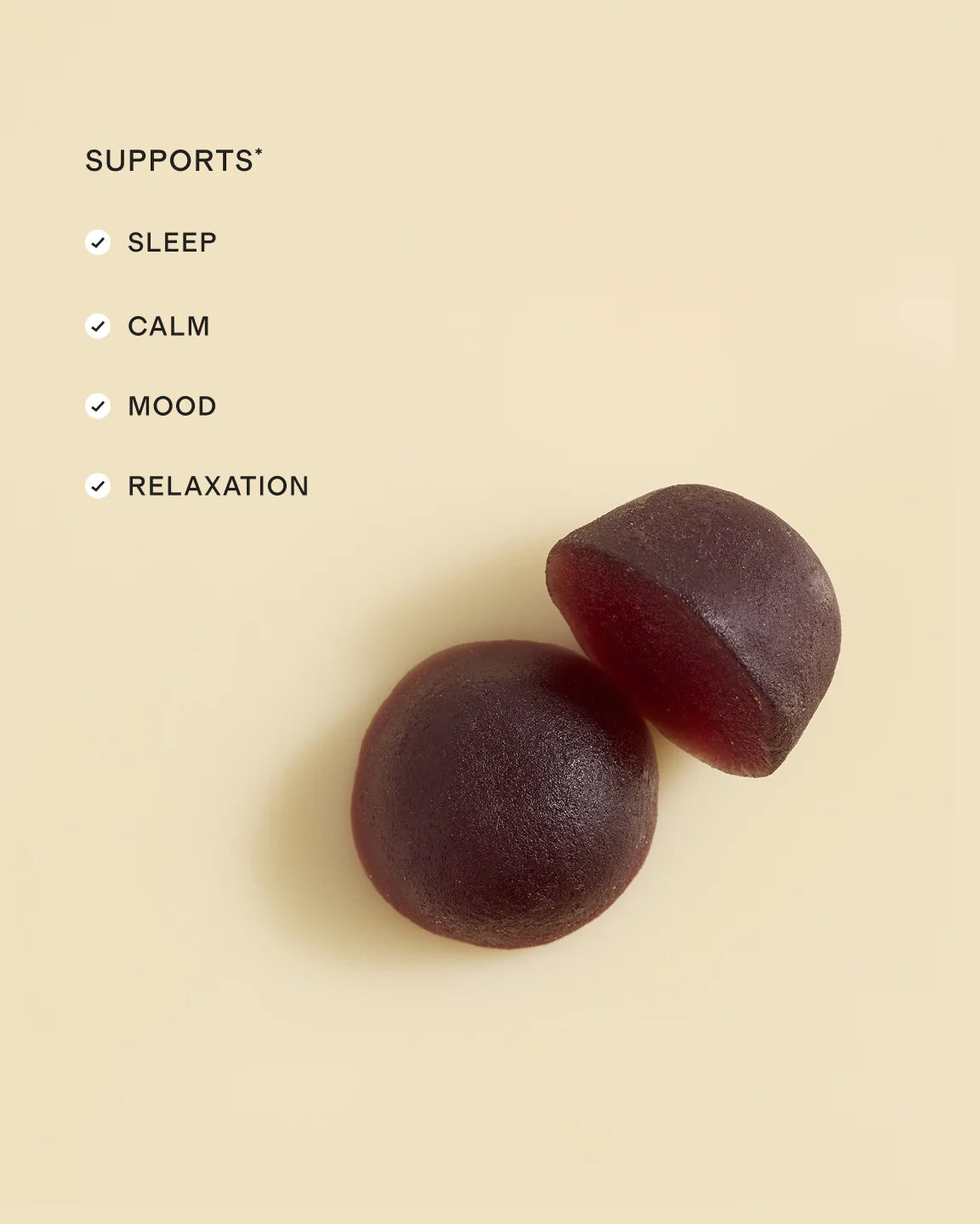 Plant-Based Sleep Gummies - 60 Servings / Berry