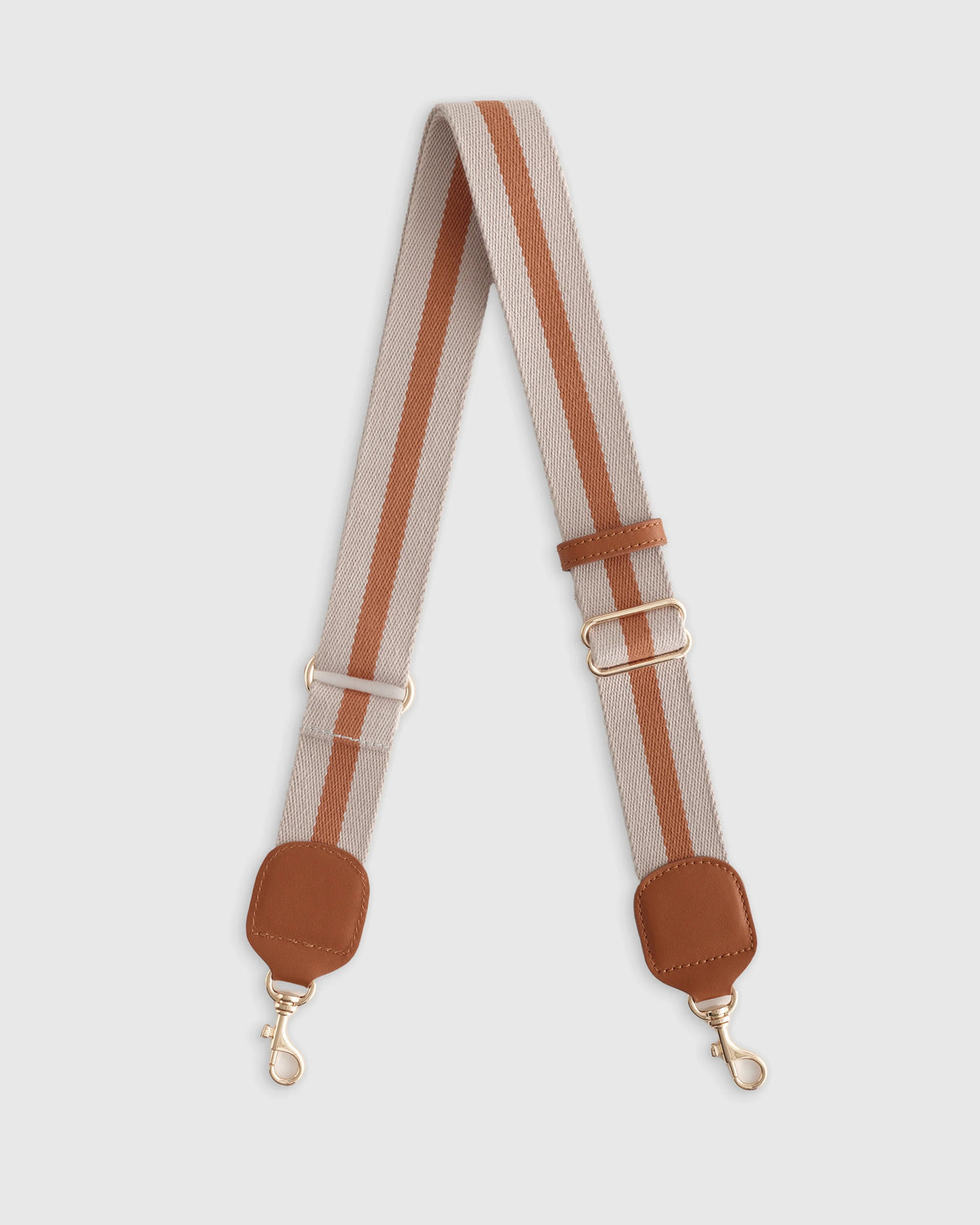Organic Cotton Adjustable Webbing Strap - One Size / Black/Natural
