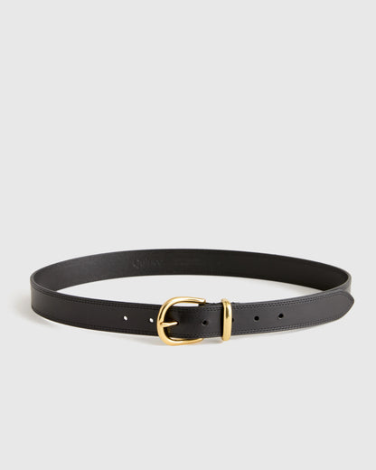 Allegra European Leather Belt - XS / Saddle