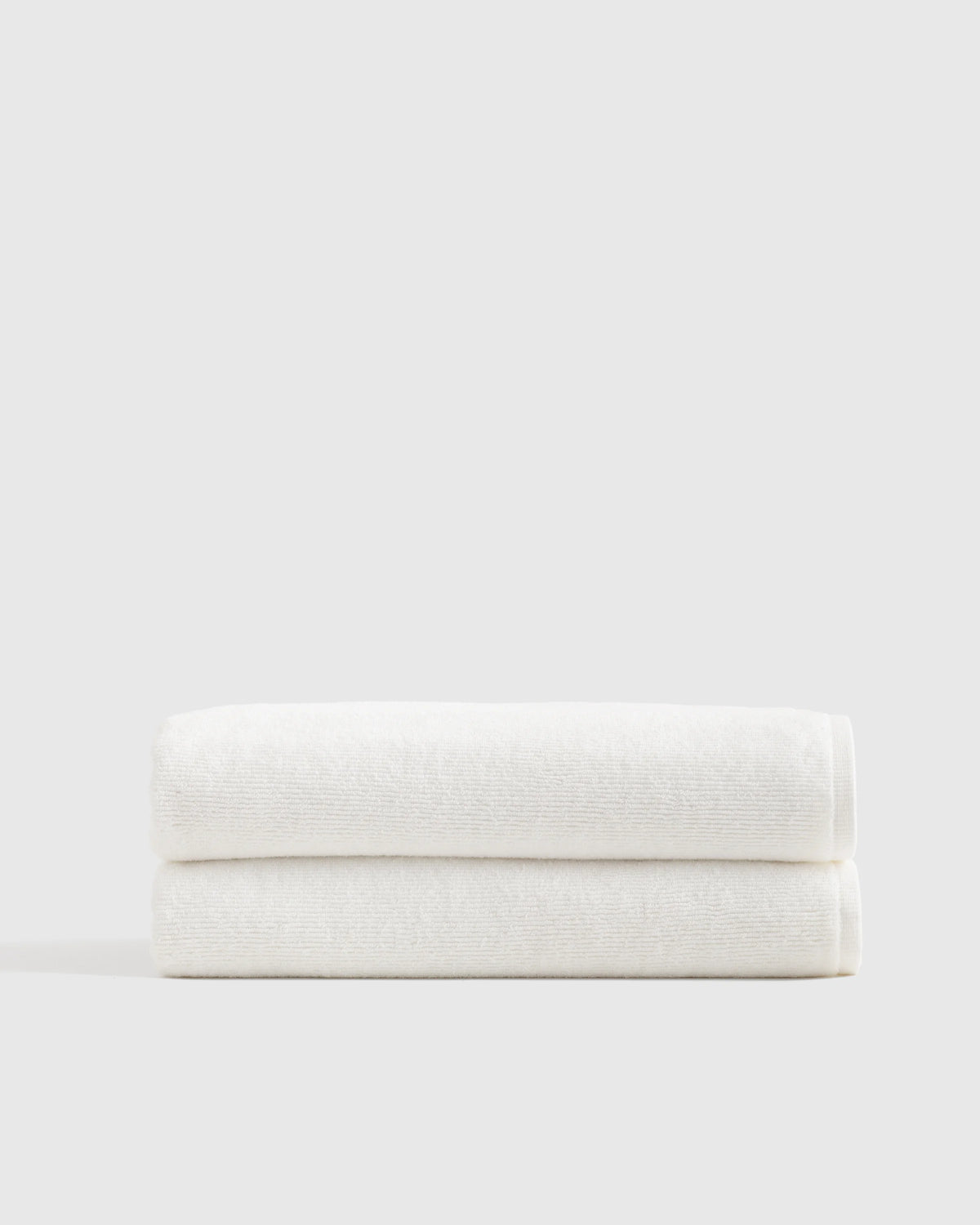 Turkish Ribbed Quick Dry Bath Sheet (Set of 2) - One Size / Mineral