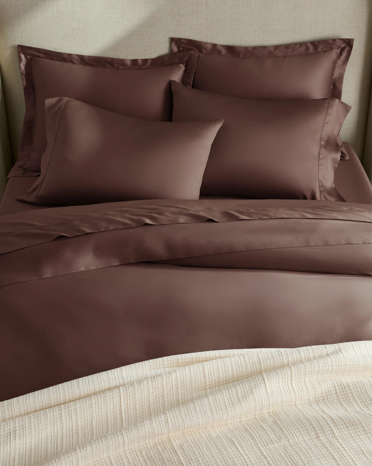 Signature Giza Cotton Sateen Pillowcase Set - Standard / White