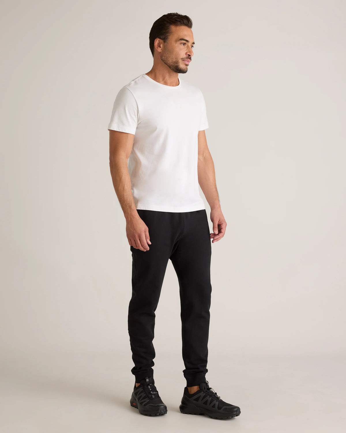 Organic Midweight French Terry Slim Joggers - XS / Light Heather Grey