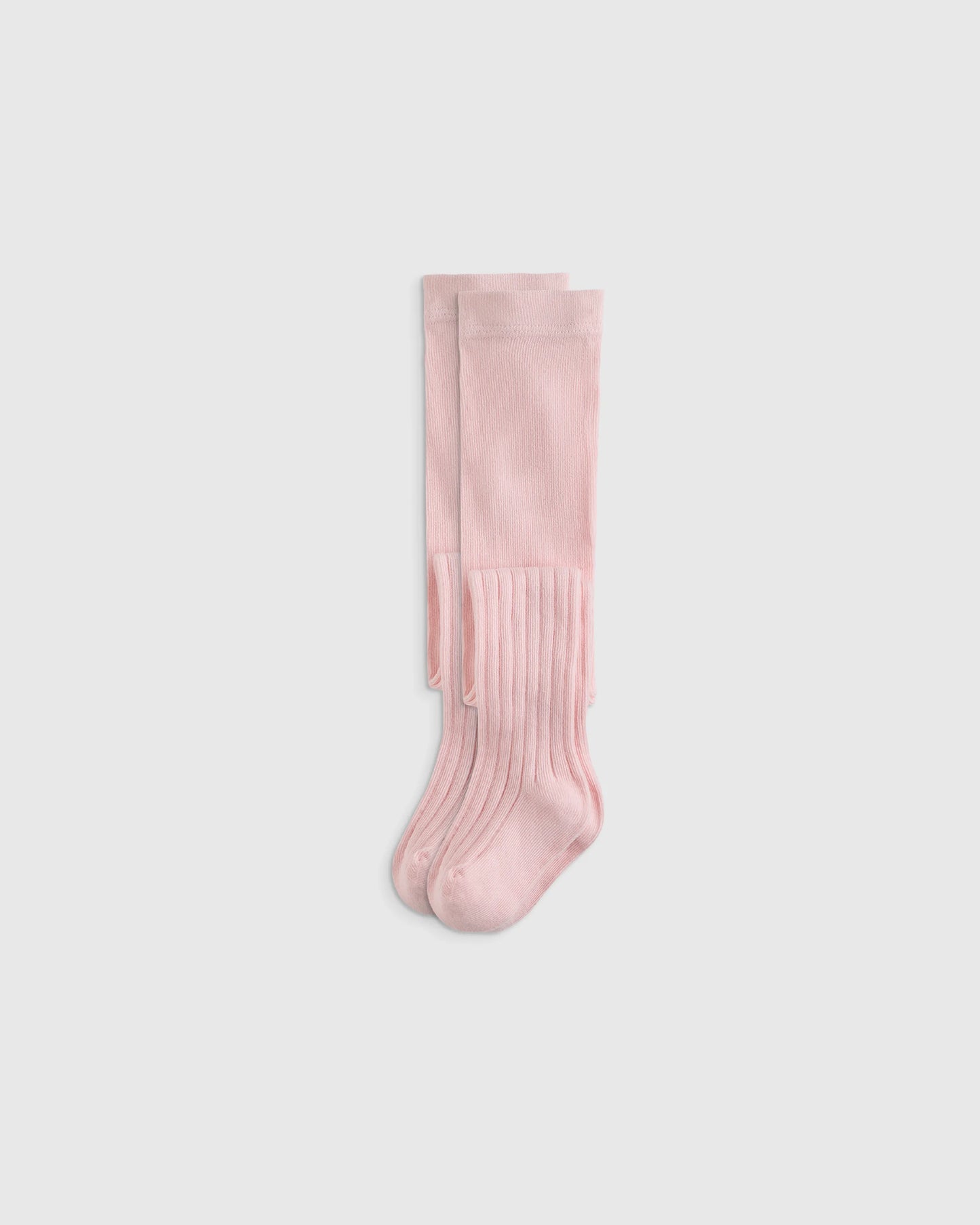Organic Cotton Rib Tights (2-pack) - 0-6M / Ivory