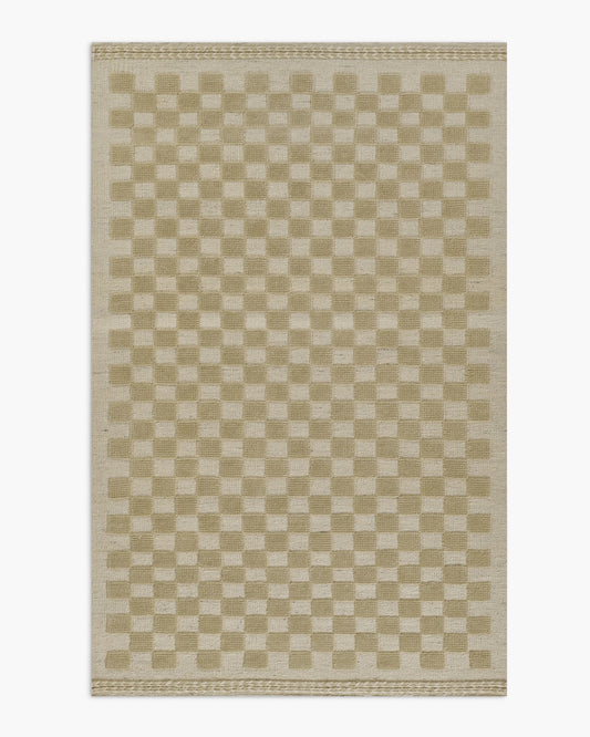 Romy Handwoven Wool Rug - 5' x 8' / Beige